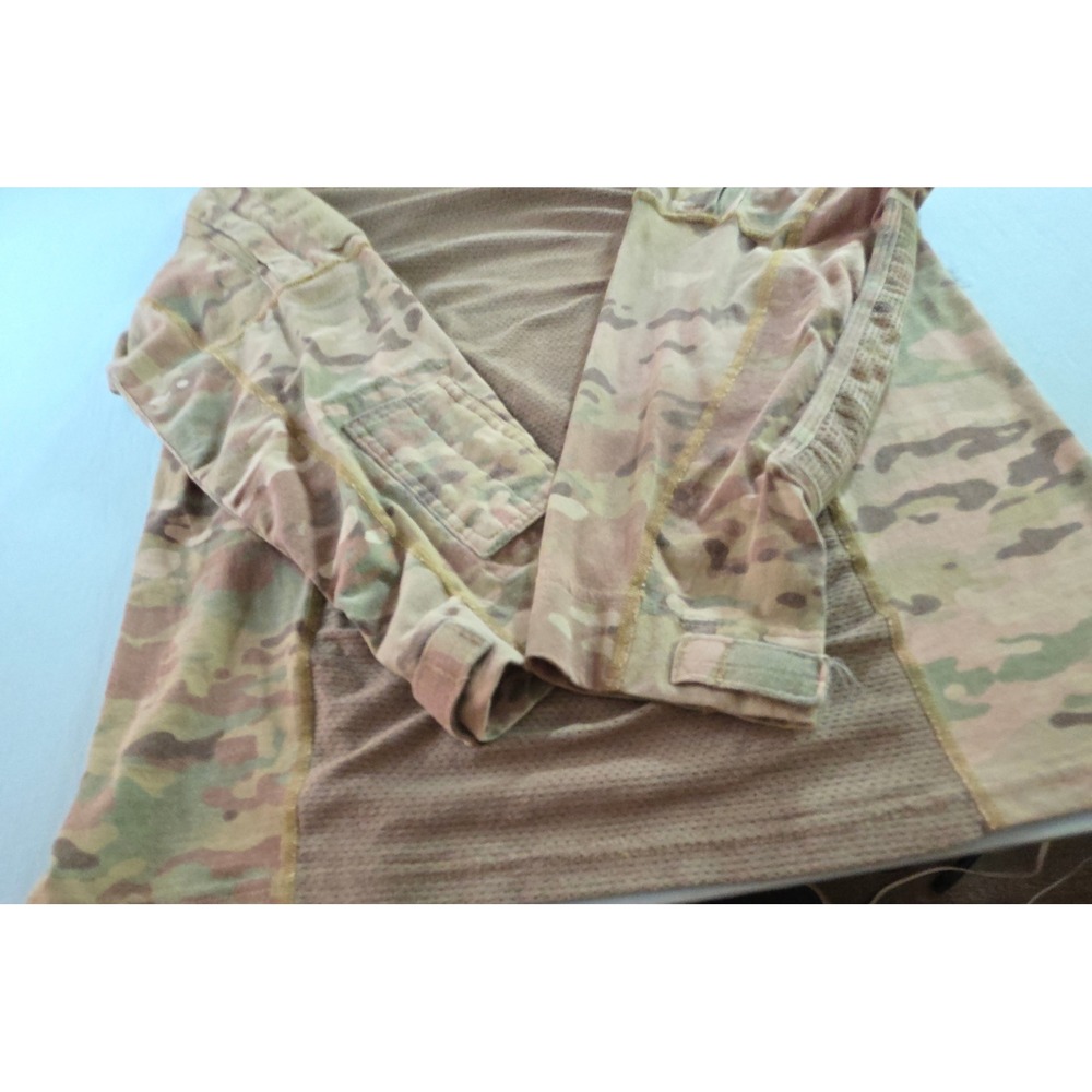US Army Combat Shirt Flame Resistant Multicam OCP Tactical L W911QY-14-F-0071 - Picture 12 of 16